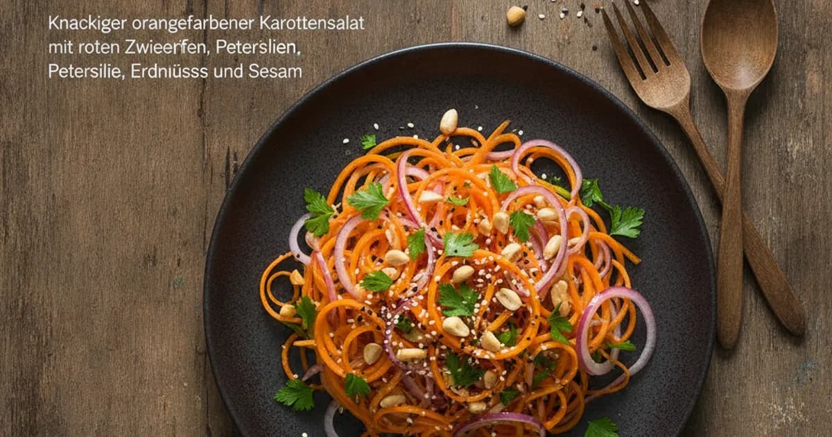 Vitamin A zum Essen! Der flotte Karotten Salat